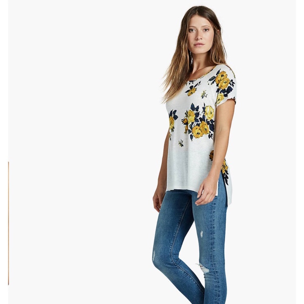 Lucky brand floral shirt
